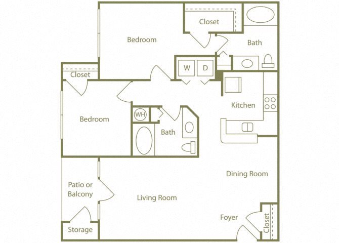 The Mccollum Floor Plan The Mccollum Floor Plan at Charlestowne, Kennesaw, GA, 30144